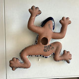 Hand-Painted Ceramic Cups, Decorative Frog Wall Hanging, and Stone Grape Cluster Ornaments - thumbnail 5 of 7