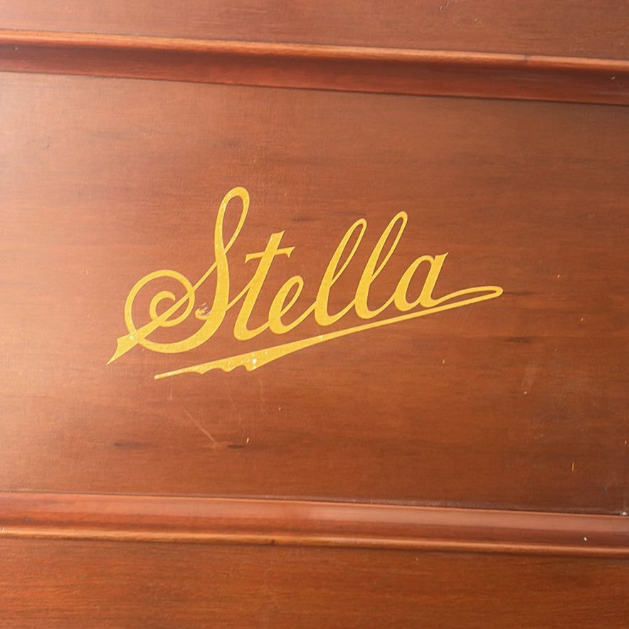 Stella mechanical disc music player in wooden cabinet - image 2 of 12