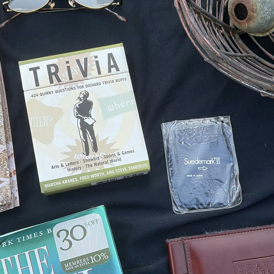 Assorted books, travel journals, and personal accessories - image 8 of 13