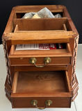 Wooden Storage Cabinet with Drawers and Compartments - thumbnail 3 of 4