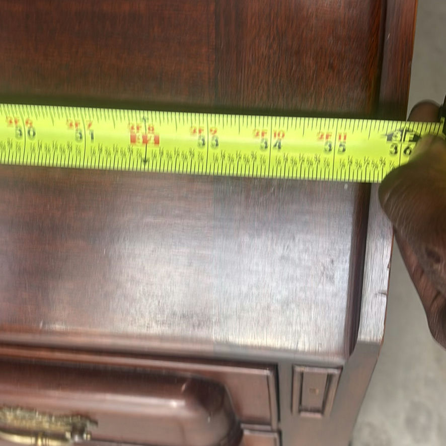 Wooden Secretary Desk with Drawers - image 2 of 7