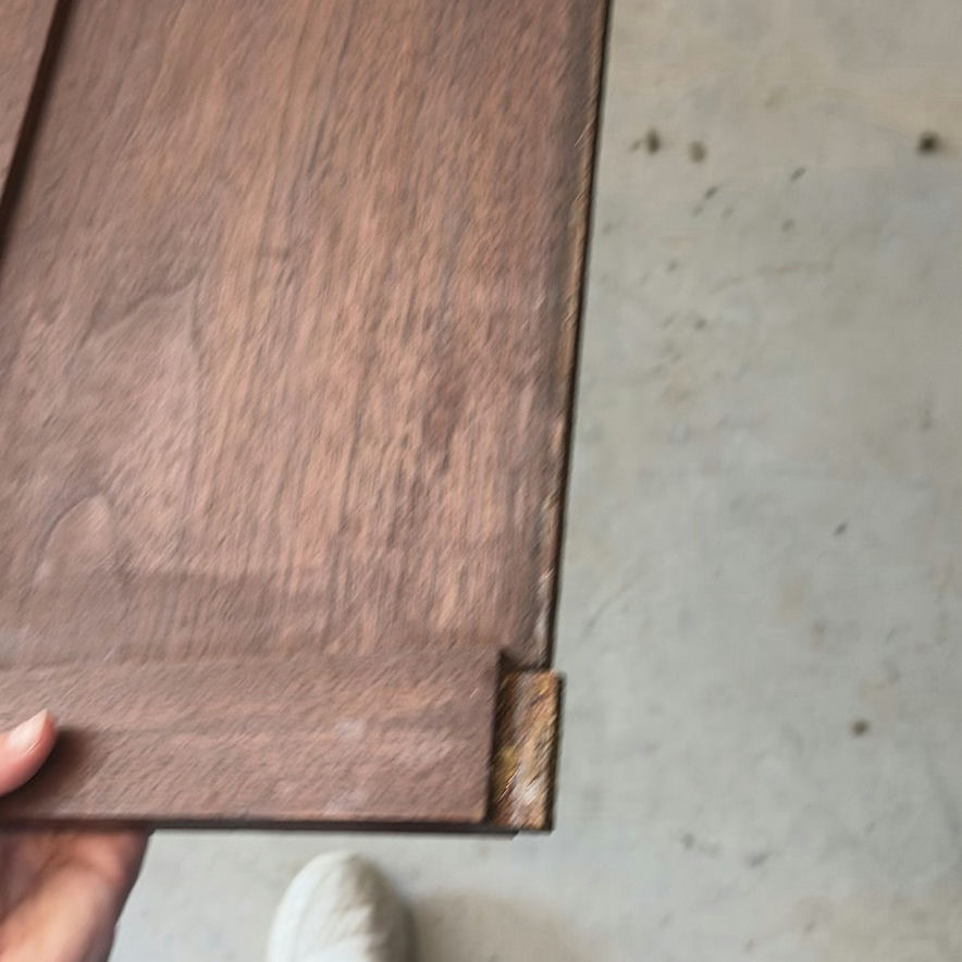 Vintage wooden secretary desk with drop-front writing surface - image 6 of 9