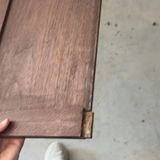 Vintage wooden secretary desk with drop-front writing surface - thumbnail 6 of 9