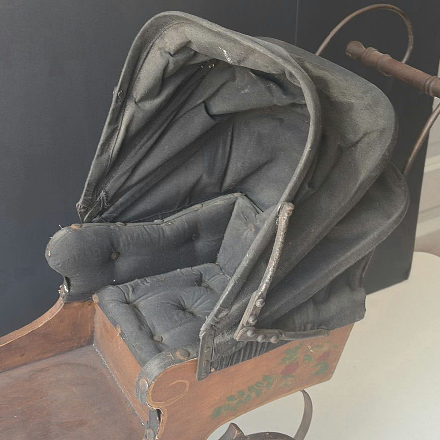 Antique doll carriage - image 3 of 6