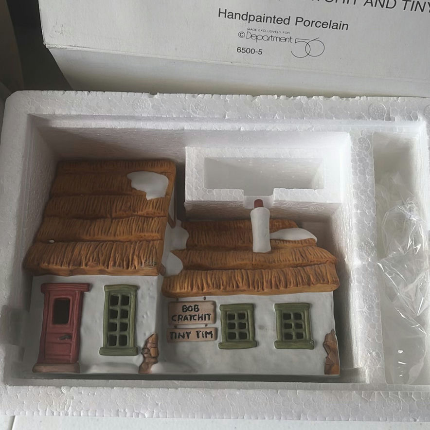 Dickens Village Collection hand-painted porcelain cottages - image 7 of 9