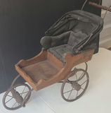 Antique doll carriage - thumbnail 2 of 6