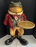 Frog Butler Figurine with Serving Tray - thumbnail 1 of 6