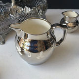 Ornate silver-tone decorative metalware collection - thumbnail 4 of 8