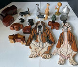Collection of Wooden Animal Carvings and Figurines - thumbnail 1 of 7