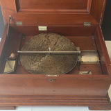Stella mechanical disc music player in wooden cabinet - thumbnail 3 of 12
