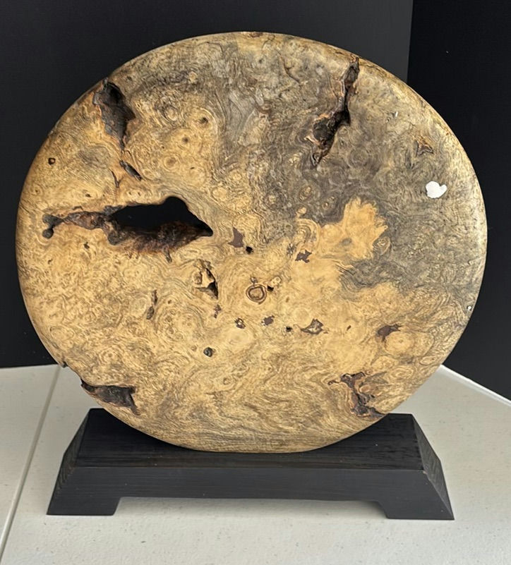 Wooden Decorative Bowl and Burl Wood Sculpture - image 2 of 5