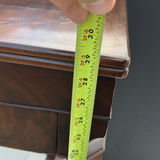 Antique wooden writing desk with hinged top and mirror - thumbnail 9 of 11