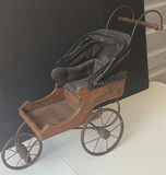 Antique doll carriage - thumbnail 1 of 6