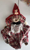 Collection of Decorative Cloth Dolls and Plush Panda - thumbnail 5 of 8