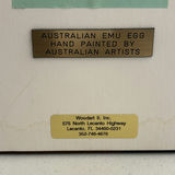Framed Australian Emu Egg Artwork with Feathers - thumbnail 6 of 6