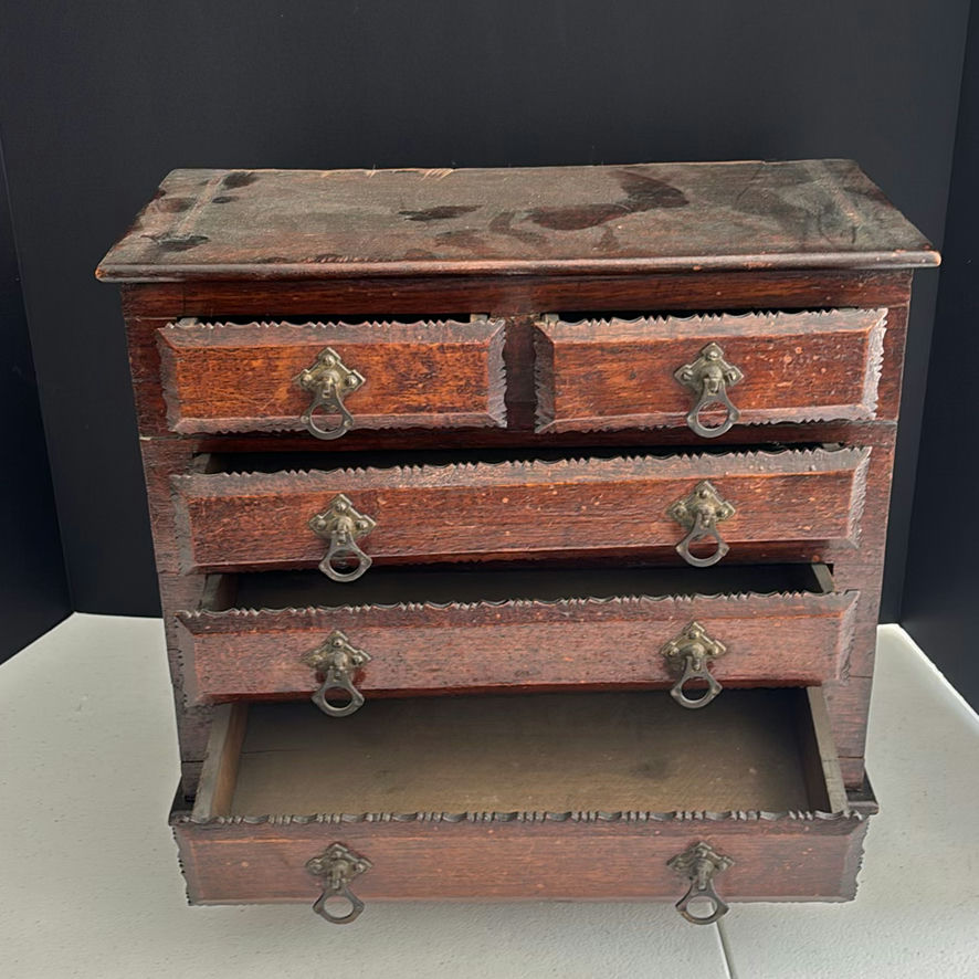 Wooden Miniature Chest of Drawers - image 2 of 4