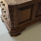Antique carved wooden drawer chest - thumbnail 3 of 5