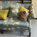 Floral Upholstered Loveseat with Decorative Pillows - thumbnail 4 of 6