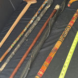 Assorted decorative walking canes and staffs - thumbnail 3 of 7