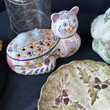 Assorted Decorative Ceramics and Textile Item - thumbnail 5 of 10
