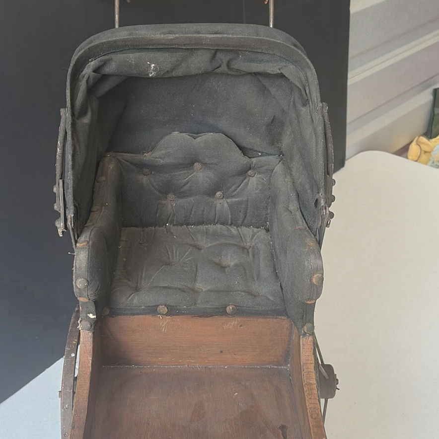 Antique doll carriage - image 6 of 6