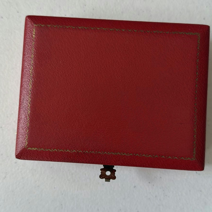 Cooper Brothers Sheffield Sterling silverware set baby spoon and pusher(40 grams) in red presentation box - image 5 of 5