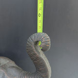 Elephant statue with raised trunk - thumbnail 3 of 9
