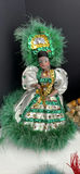 Collection of Decorative Cloth Dolls and Plush Panda - thumbnail 2 of 8