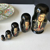 Matryoshka Nesting Dolls, Porcelain Plates, and Metalware - thumbnail 7 of 9
