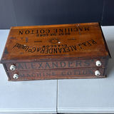 Alexander's Machine Cotton wooden thread box - thumbnail 3 of 4