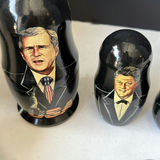 Presidential Matryoshka Dolls, Vintage Drawer Cabinet, Vietnam Stamp Collection, and Corkscrew Set - thumbnail 4 of 9
