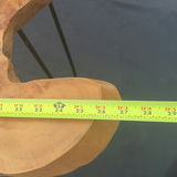 Live-edge wooden coffee table with hairpin legs - thumbnail 4 of 5