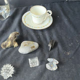 Assorted Crystal Glass Figurines and Teacup Set - thumbnail 9 of 11