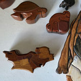 Collection of Wooden Animal Carvings and Figurines - thumbnail 4 of 7