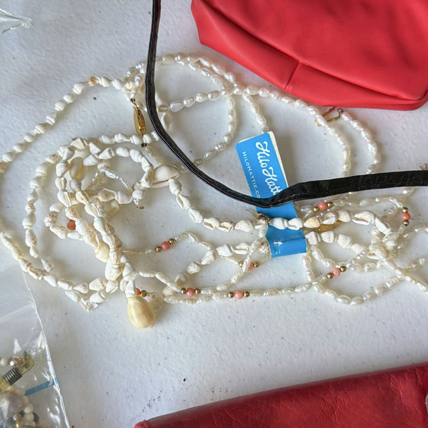 Assorted decorative glassware, jewelry, textiles, and accessories - image 9 of 10