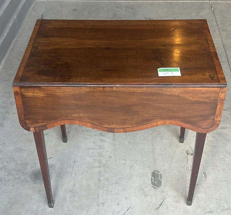 Wooden Drop-Leaf Side Tables - image 1 of 7