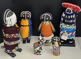 Collection of Beaded African Figurines - thumbnail 1 of 7