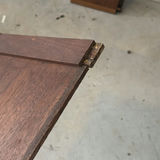 Vintage wooden secretary desk with drop-front writing surface - thumbnail 7 of 9