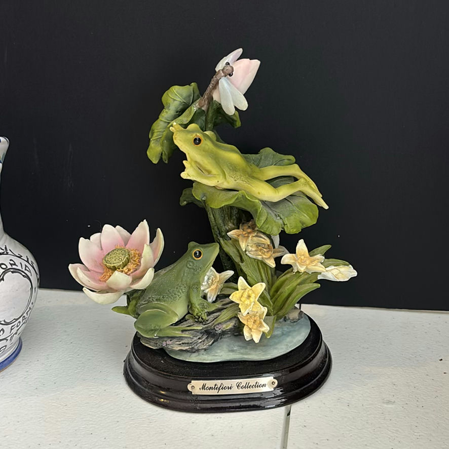 Decorative Trinket Boxes, Ceramic Figurines, and Glass Dish - image 8 of 13