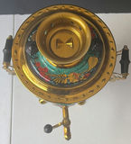 Electric enamel samovar with floral motif - thumbnail 5 of 7