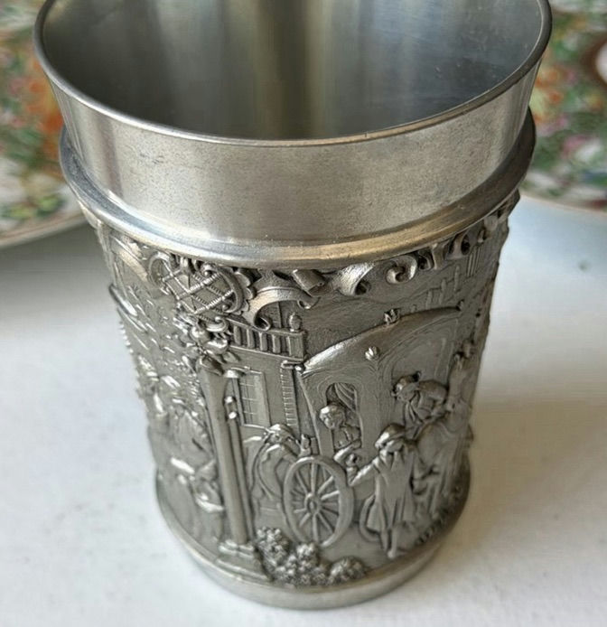 Matryoshka Nesting Dolls, Porcelain Plates, and Metalware - image 5 of 9