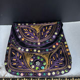Decorative Embroidered Textile Mats and Beaded Pouches - thumbnail 5 of 7