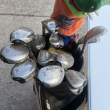 Golf bag with clubs and assorted accessories - thumbnail 8 of 12