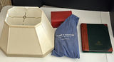 Lamp Shade, Red Storage Box, Stubbs & Wootton Bag, and Crystal Cruises Binder - thumbnail 1 of 5