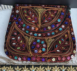 Decorative Embroidered Textile Mats and Beaded Pouches - thumbnail 4 of 7