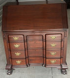 Wooden Secretary Desk with Drawers - thumbnail 1 of 7