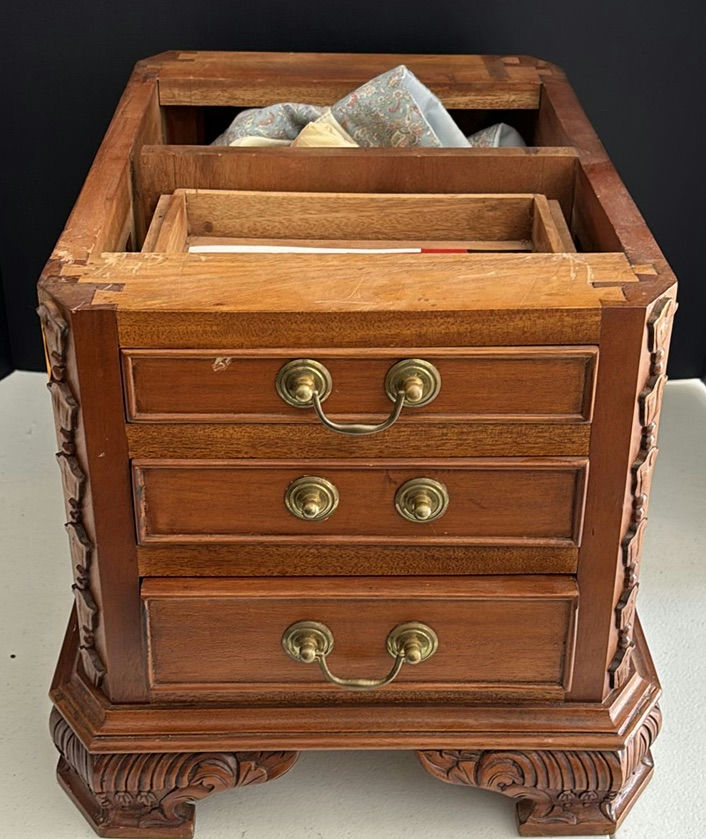 Wooden Storage Cabinet with Drawers and Compartments - image 2 of 4