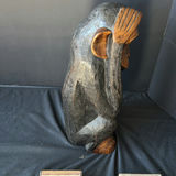 Carved wooden animal boxes and a monkey figurine - thumbnail 4 of 9