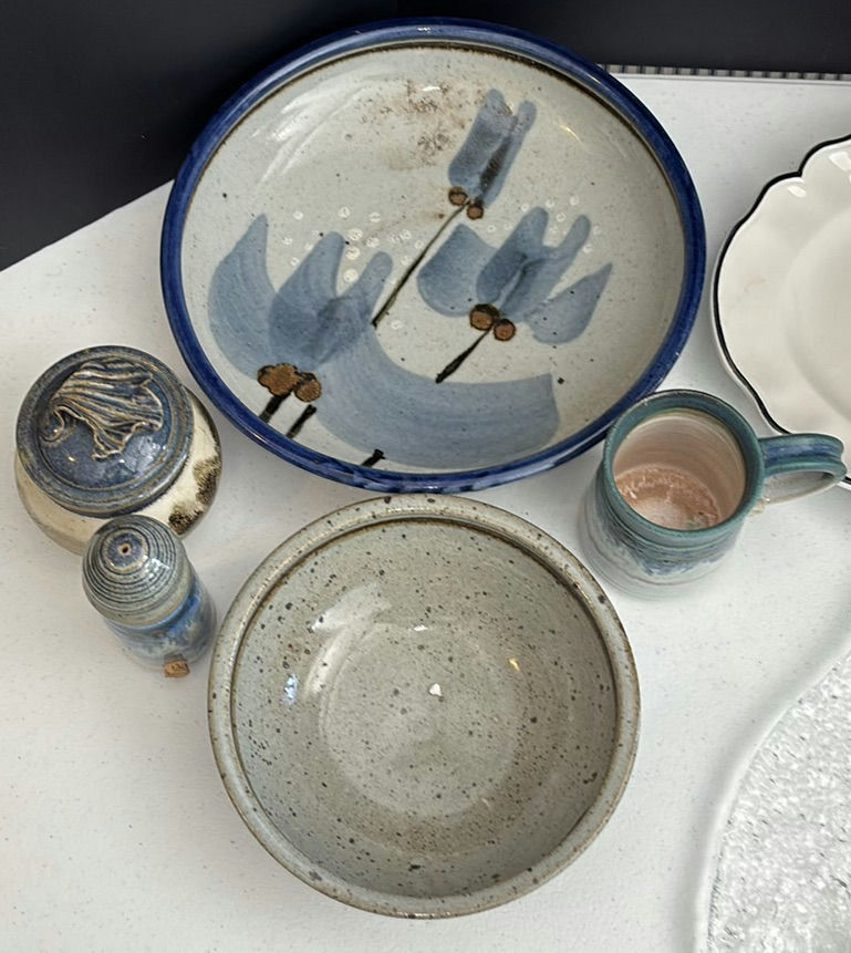 Assorted Ceramic and Glass Serving Pieces with Antler Decor - image 2 of 13