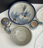 Assorted Ceramic and Glass Serving Pieces with Antler Decor - thumbnail 2 of 13